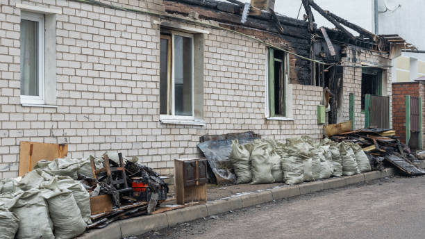 Professional Emergency Fire Cleanup technician working in Dayton, VA